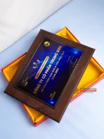 Bảng vinh gỗ pha lê cao cấp GPL01 3