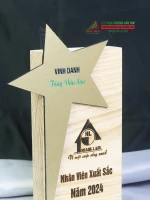 Kỷ niệm chương gỗ GM17 - Gỗ thông cao cấp 8