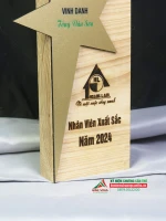 Kỷ niệm chương gỗ GM17 - Gỗ thông cao cấp 9