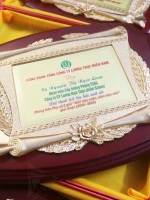 Bảng vinh danh gỗ đồng - GD03 2