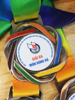 Huy chương thể thao dây lụa cao cấp - HC04 6