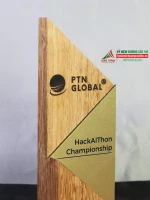 Kỷ niệm chương gỗ GM09S gỗ tự nhiên và alunium cao cấp 7