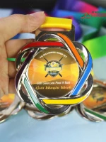 Huy chương thể thao dây lụa cao cấp - HC04 9