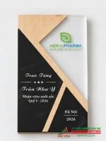 Kỷ niệm chương gỗ KNCG-13 quà tặng vinh danh cao cấp 1