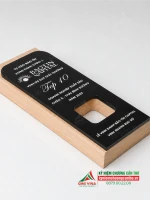Kỷ niệm chương gỗ KNCG-14 - Gỗ và Acrylic cao cấp 0