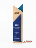 Kỷ niệm chương gỗ KNCG-12 quà tặng vinh danh cao cấp 3