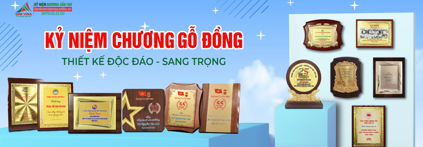Kỷ niệm chương Cần Thơ - Vinh danh Gỗ Đồng