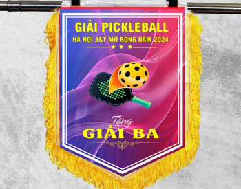 Top 10+ mẫu cờ lưu niệm Pickleball nổi bật nhất