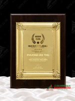 Bảng tri ân - bảng vinh danh gỗ KNCGD010