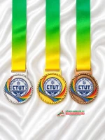 Huy chương thể thao dây lụa cao cấp HC-002