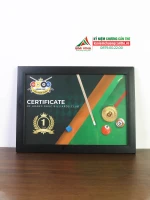 Khung bằng khen vinh danh đen A4 - BK01 