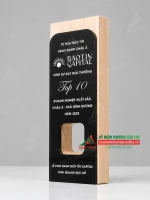 Kỷ niệm chương gỗ KNCG-14 - Gỗ và Acrylic cao cấp