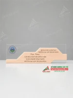 Kỷ niệm chương gỗ kết hợp Acrylic trong suốt KNCG-16