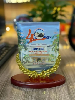 Kỷ niệm chương pha lê họp lớp - PL350