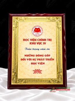 Bảng vinh danh gỗ đồng - GD19
