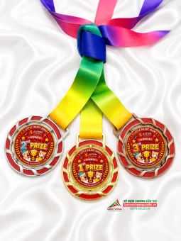 Huy chương thể thao mẫu xoay 180 độ HC16