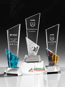 Kỷ niệm chương thuỷ tinh đầu vát - TT99