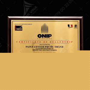 Bảng tri ân - bảng vinh danh gỗ KNCGD006