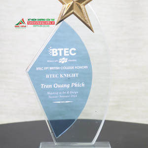 Kỷ niệm chương thủy tinh - TT86