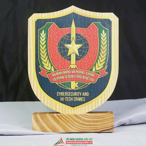 Kỷ niệm chương gỗ thiết kế theo yêu cầu - GM25 