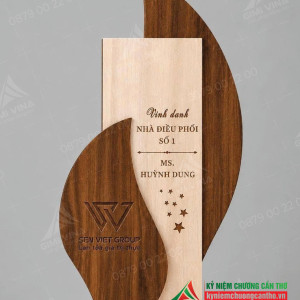 Kỷ niệm chương gỗ quà tặng vinh danh cao cấp KNCG-24 