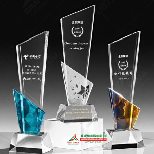Kỷ niệm chương thuỷ tinh đầu vát - TT99