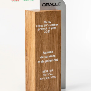 Kỷ niệm chương gỗ GM20 - Gỗ và nhôm cao cấp 