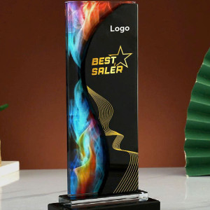 Kỷ niệm chương pha lê in màu - PL356 