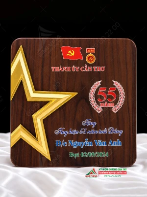 Bảng vinh danh gỗ đồng - GD10