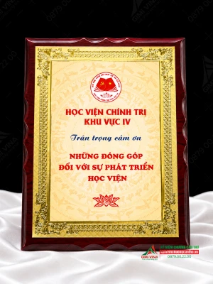 Bảng vinh danh gỗ đồng - GD19