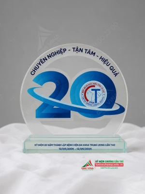 Kỷ niệm chương thuỷ tinh TT98