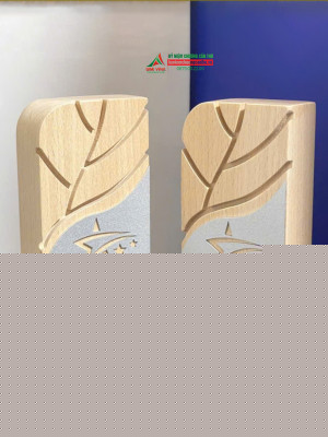 Kỷ niệm chương gỗ tự nhiên và alunium cao cấp GM31