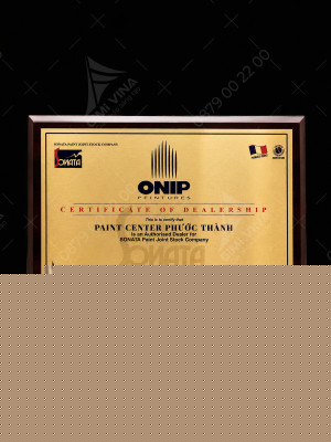 Bảng tri ân - bảng vinh danh gỗ KNCGD006