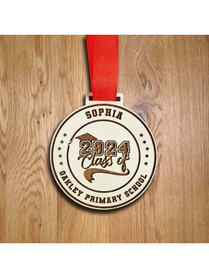 Huy chương gỗ tốt nghiệp HC15