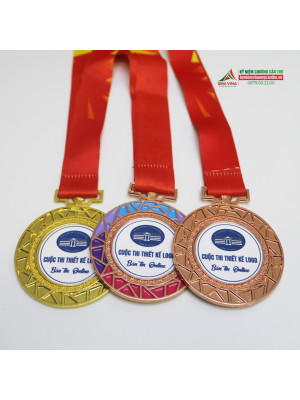 Huy chương vàng bạc đồng mẫu HC08