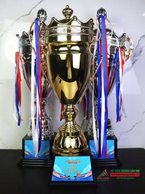 Cúp thể thao vinh danh vàng bạc đồng - KL214