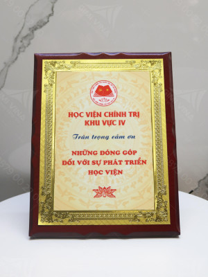 Bảng vinh danh gỗ đồng - GD19