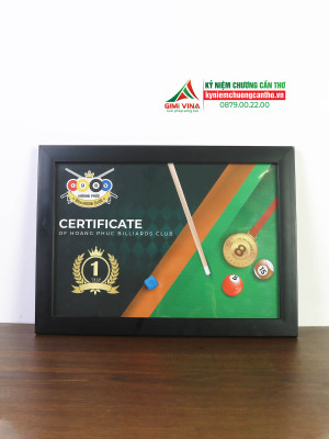 Khung bằng khen vinh danh đen A4 - BK01 