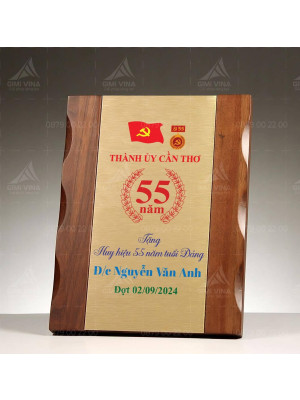 Bảng vinh danh gỗ đồng - GD15