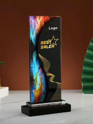 Kỷ niệm chương pha lê in màu - PL356 