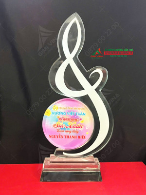 Kỷ niệm chương pha lê PL359