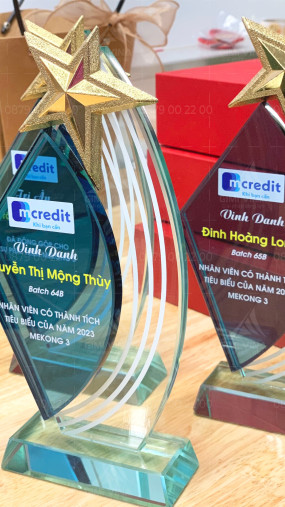 Kỷ niệm chương pha lê mẫu mới 2024 • Gimi