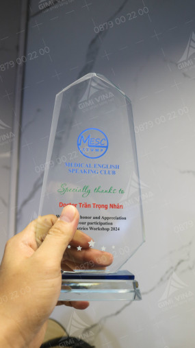 Kỷ niệm chương pha lê cao cấp PL238 • Kỷ niệm chương Cần Thơ #awards #phale #kyniemchuong