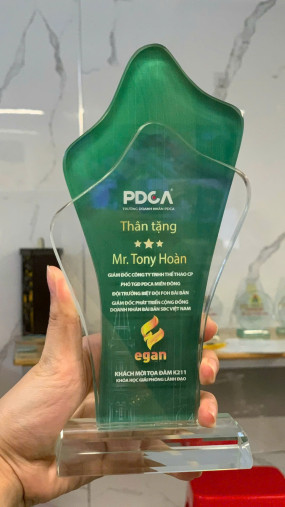 Kỷ Niệm Chương 2 Mảnh Pha Lê K9 Cao Cấp • Gimi