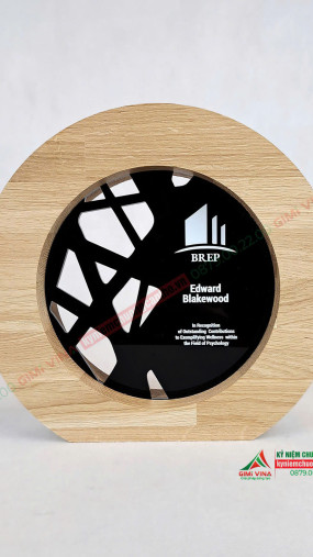 Kỷ niệm chương GM07 gỗ thông mẫu mới - Kỷ Niệm Chương Cần Thơ