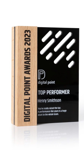 Mẫu Kỷ niệm chương gỗ GM14 - Gỗ và Acrylic