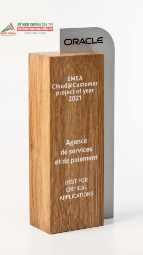 Kỷ niệm chương gỗ GM20 - Gỗ và nhôm cao cấp